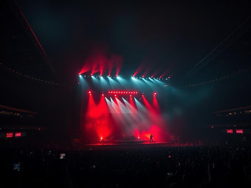 The Weeknd — concert atmosphere